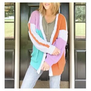 Colorblock Cardigan`